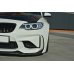 Накладка сплиттер карбоновый на передний бампер на BMW M2 F87